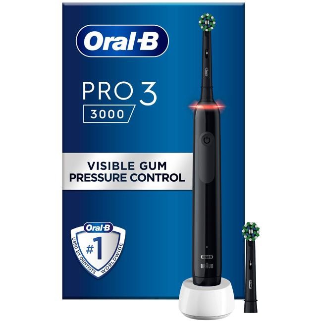 Oral B - Eltandborste Pro 3 3000 CA Black Edition - 759790