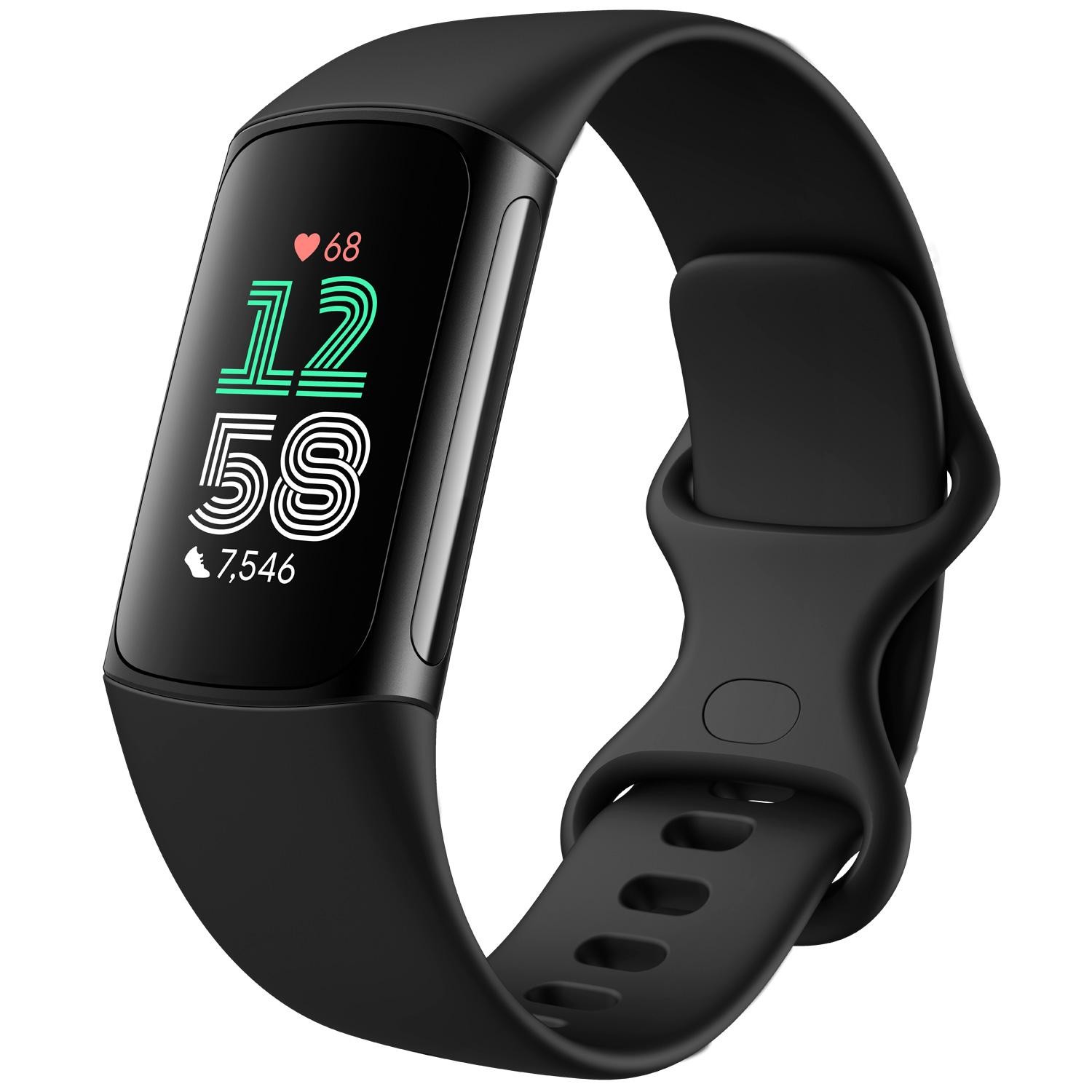 Fitbit - Charge 6 Black Aluminum Case - A10999