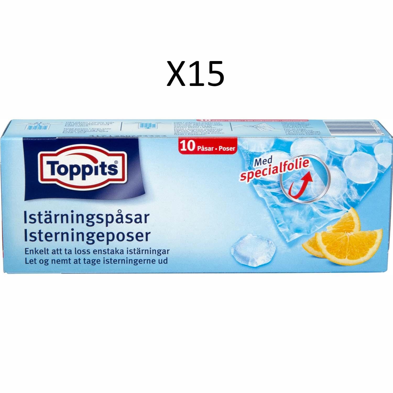 Toppits - Istärningspåsar 10påsar 15st DFP - 914729