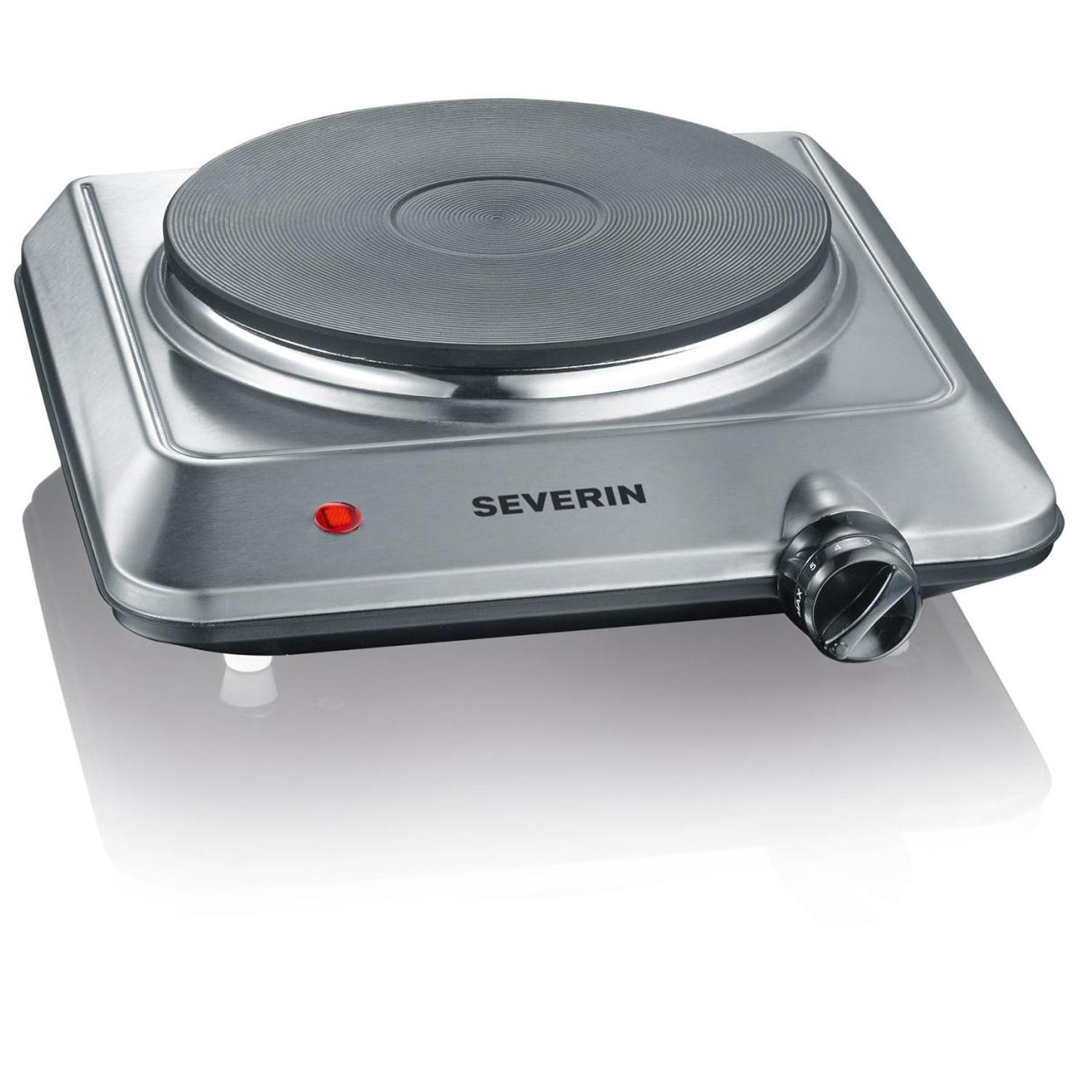 Severin - Kokplatta Enkel Rostfri KP1092 1500W - A11257