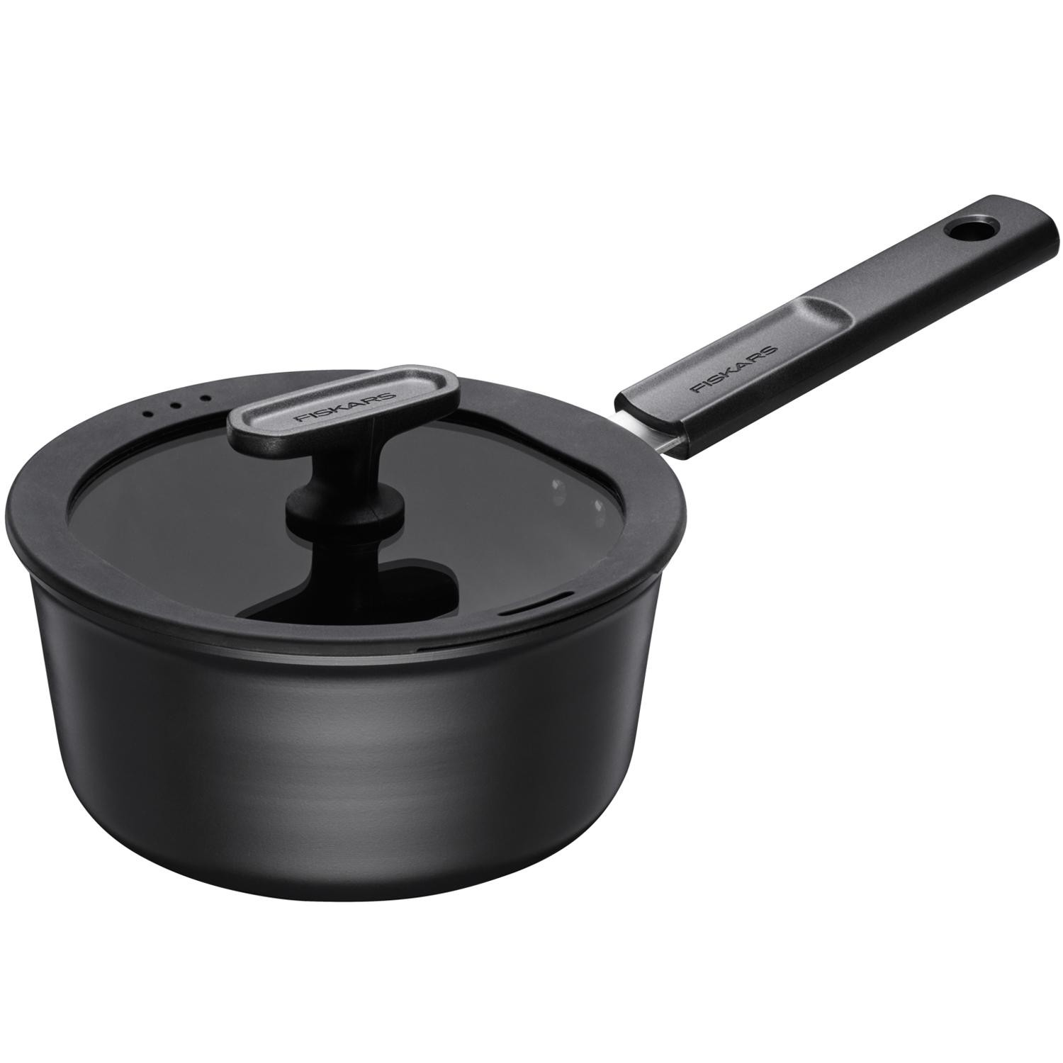 Fiskars - Kastrull Hard Face 1,8 L med lock Keramisk 1075524 - A14502