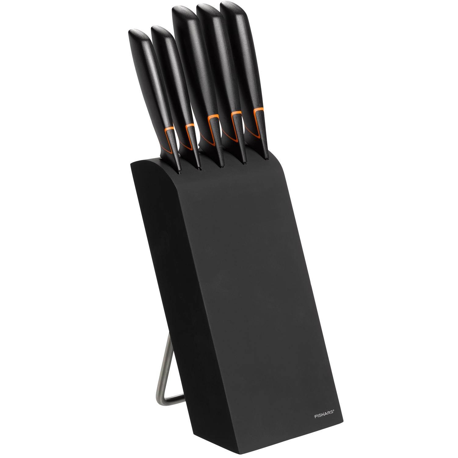 Fiskars - Knivblock Edge med 5 knivar - 1003099