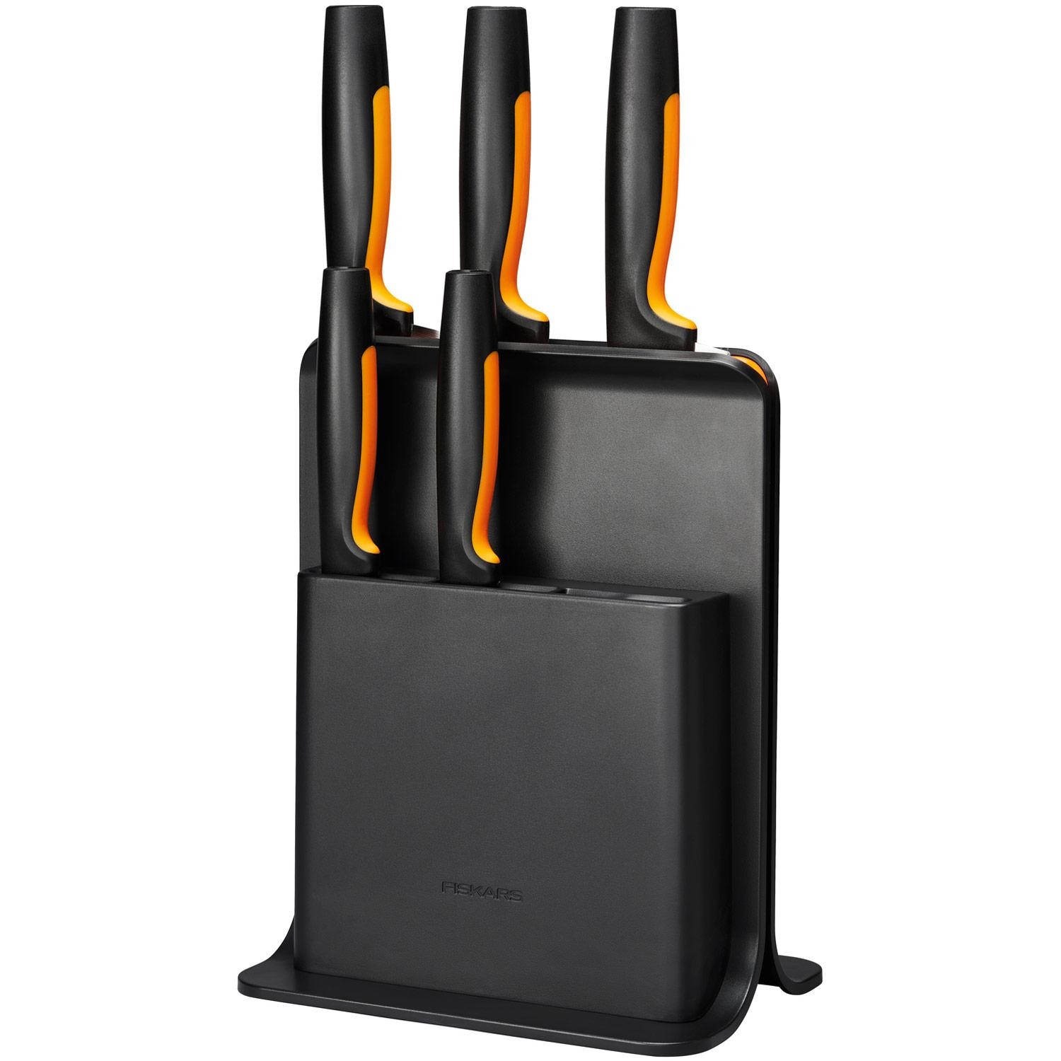 Fiskars - Knivblock i plast med 5 knivar FF - 1057554