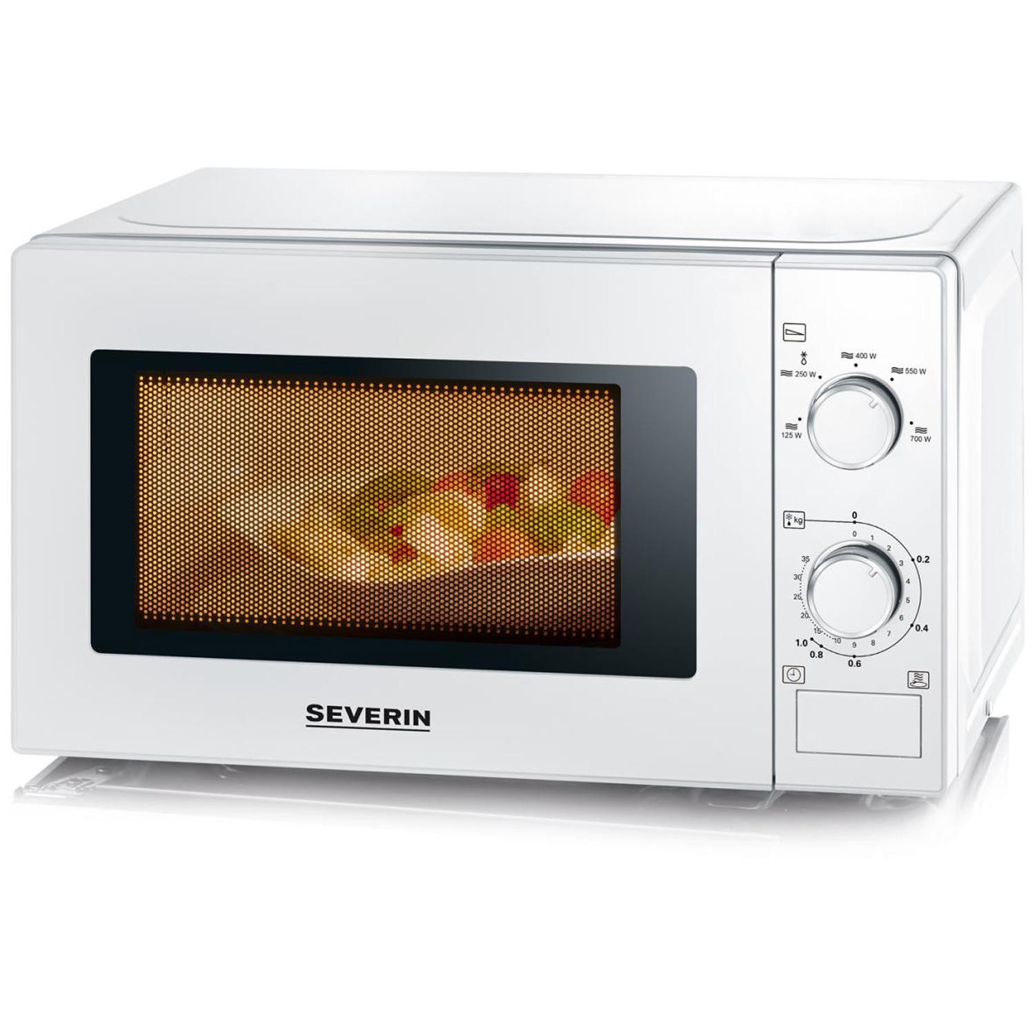 Severin - Mikrovågsugn 700W 20 liter MW7770 Vit Mekanisk - A11259