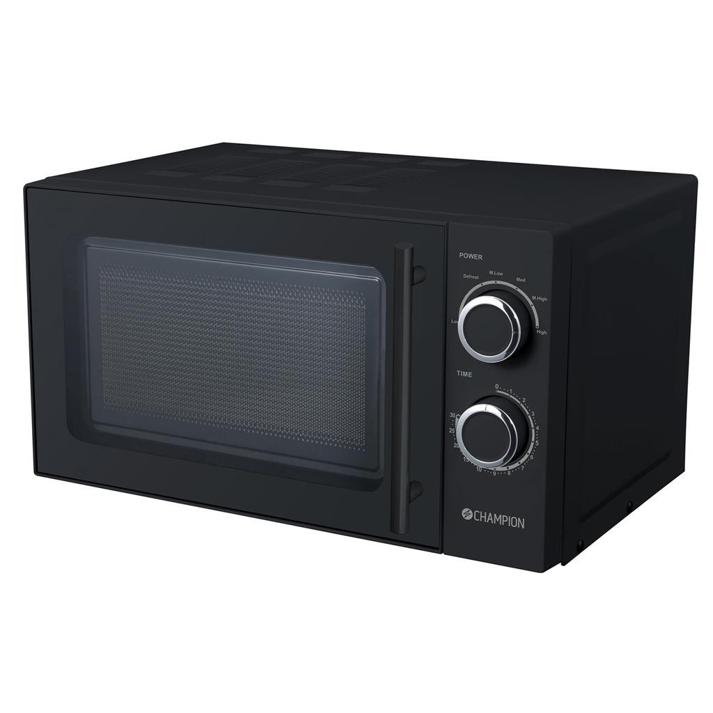 Champion - Mikrovågsugn 20L 700W MW211 Svart - CHMW211