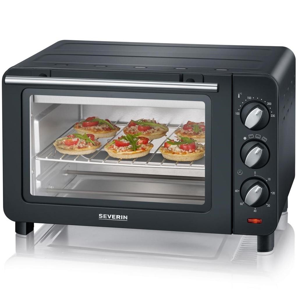 Severin - Miniugn TO2042 14L Svart 1200Watt - A10398