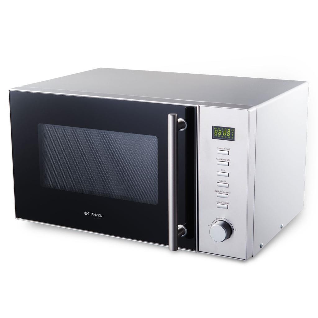 Champion - Mikrovågsugn Pro 23L 900W MW135 Rostfri - CHMW135