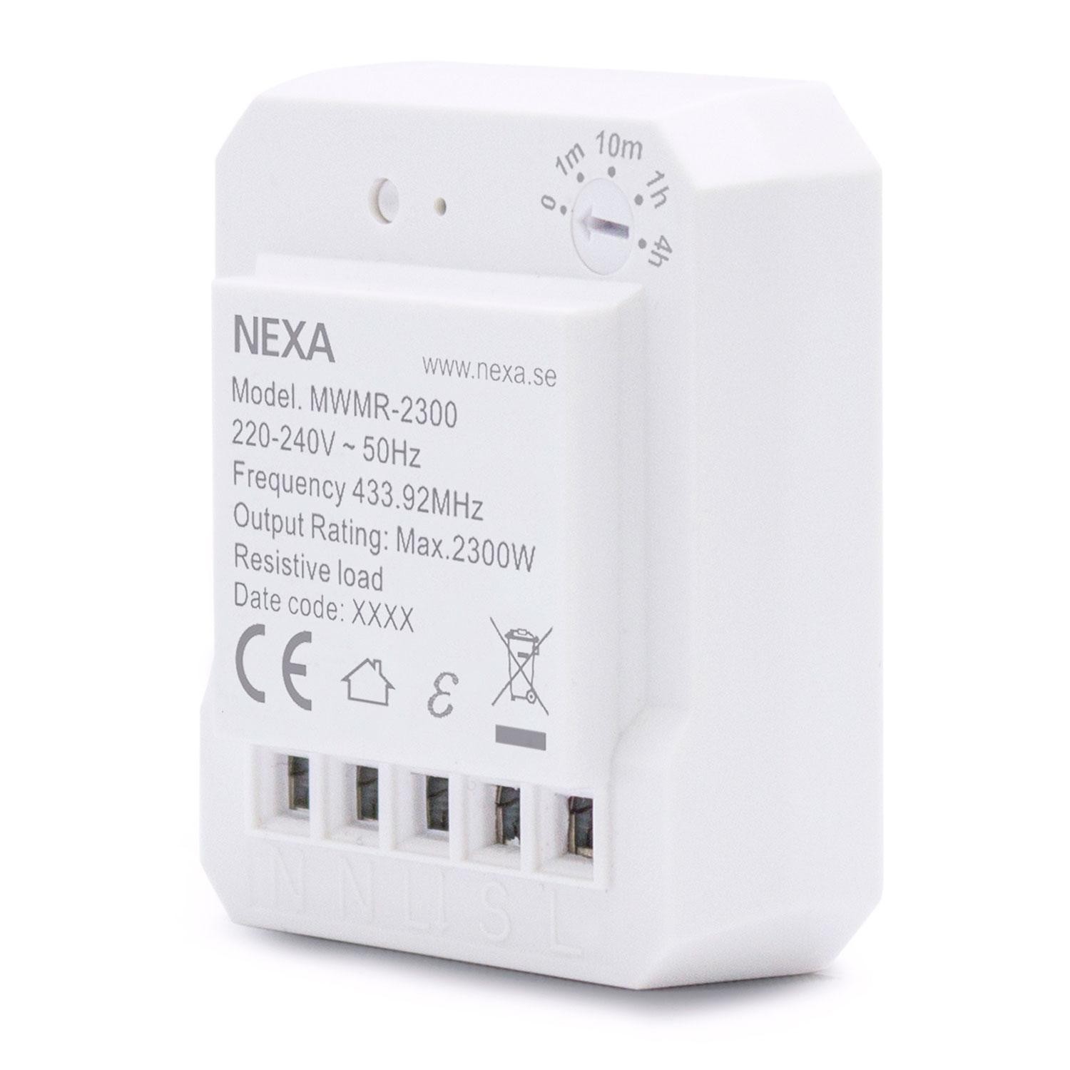 Nexa - MWMR-2300 Dosrelä för strömbr. - 14567