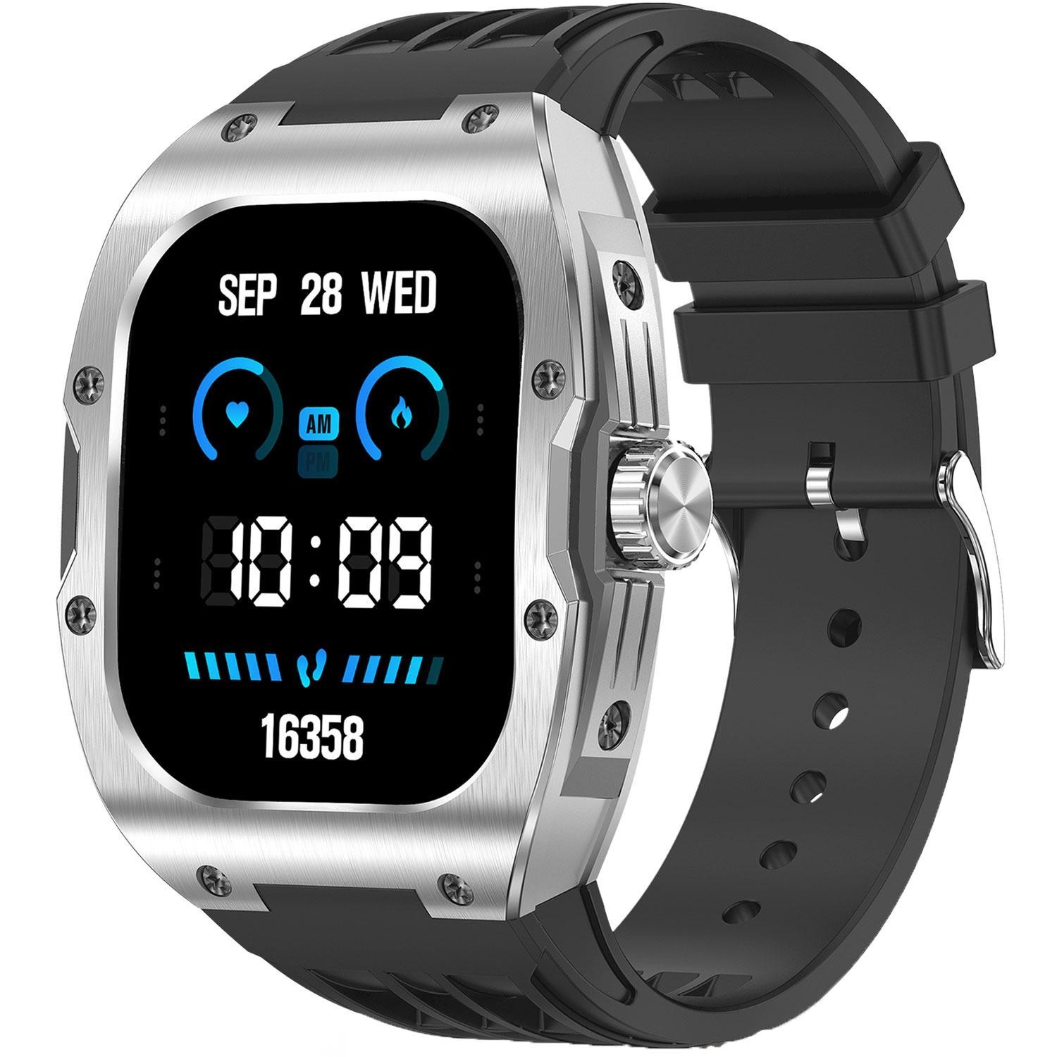 KSIX - Smartklocka Hero AMOLED - Svart - A14605