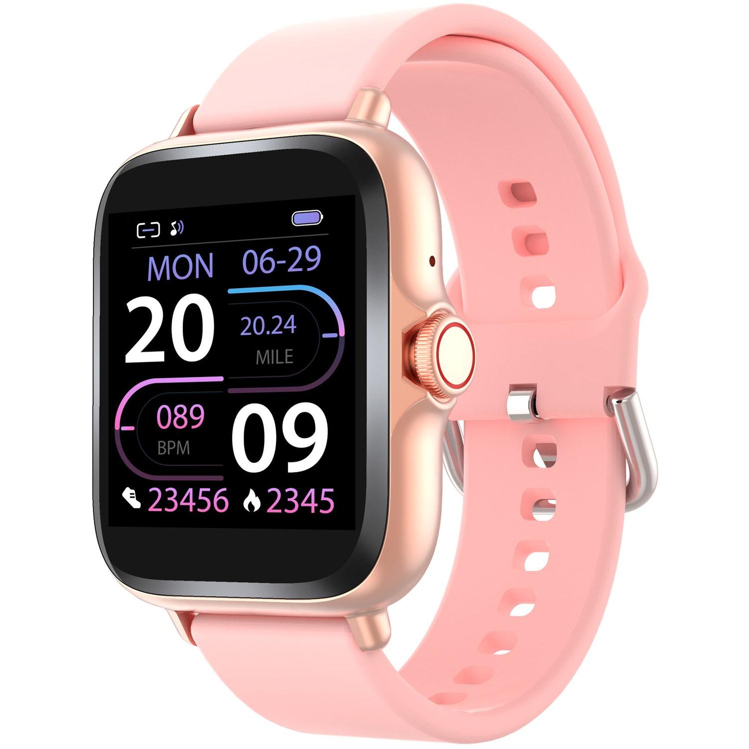 Denver - SmartWatch 1,44" display Hjärtsensor Rosa - A14735