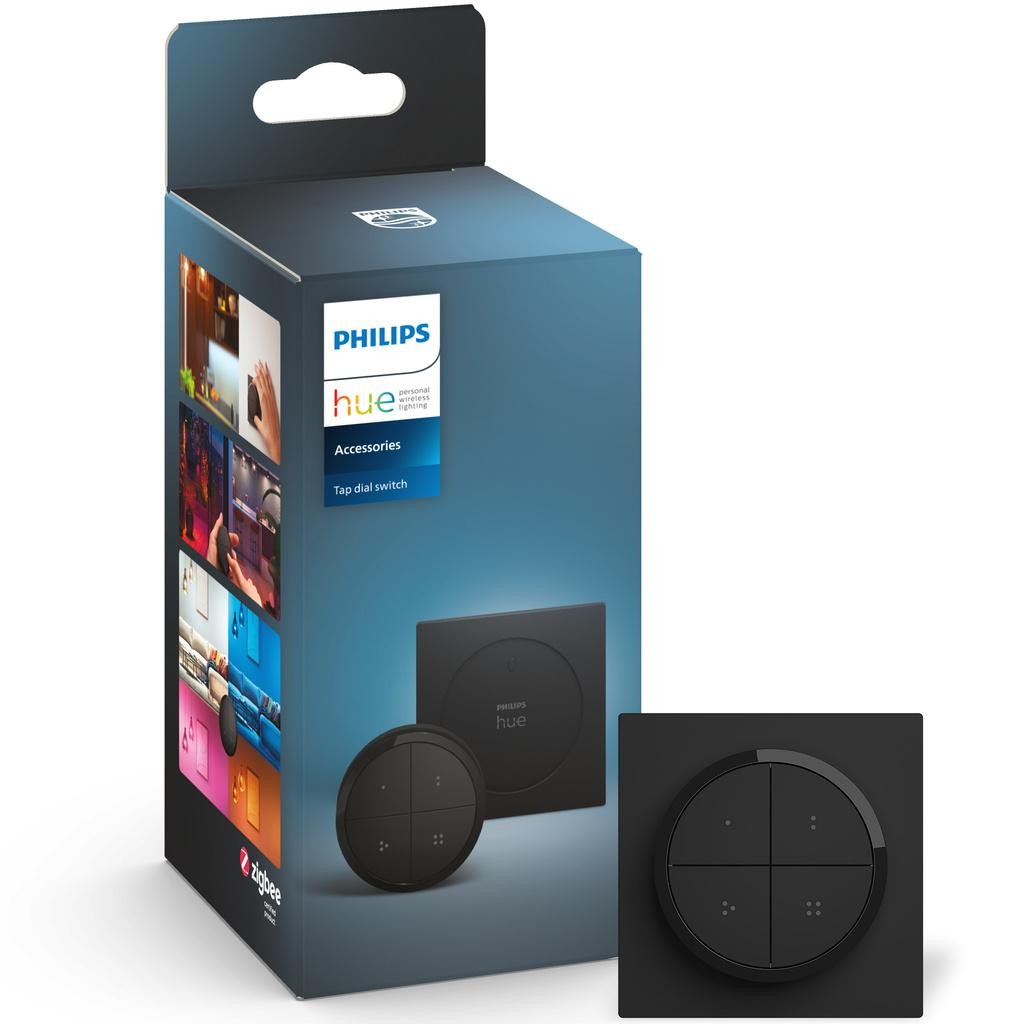Philips Hue - Tap Dial Switch Fjärrkontroll/Vriddimmer Svart - 929003500201