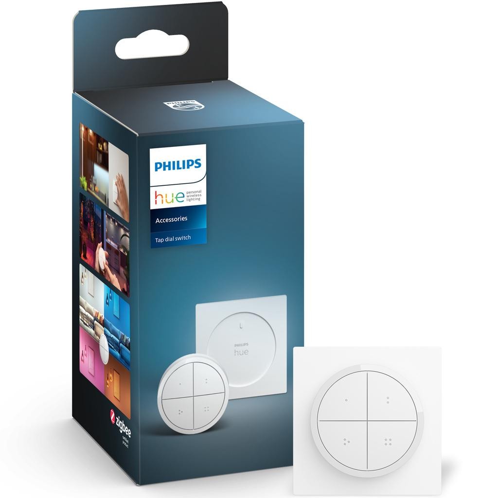 Philips Hue - Tap Dial Switch Fjärrkontroll/Vriddimmer Vit - 929003500101