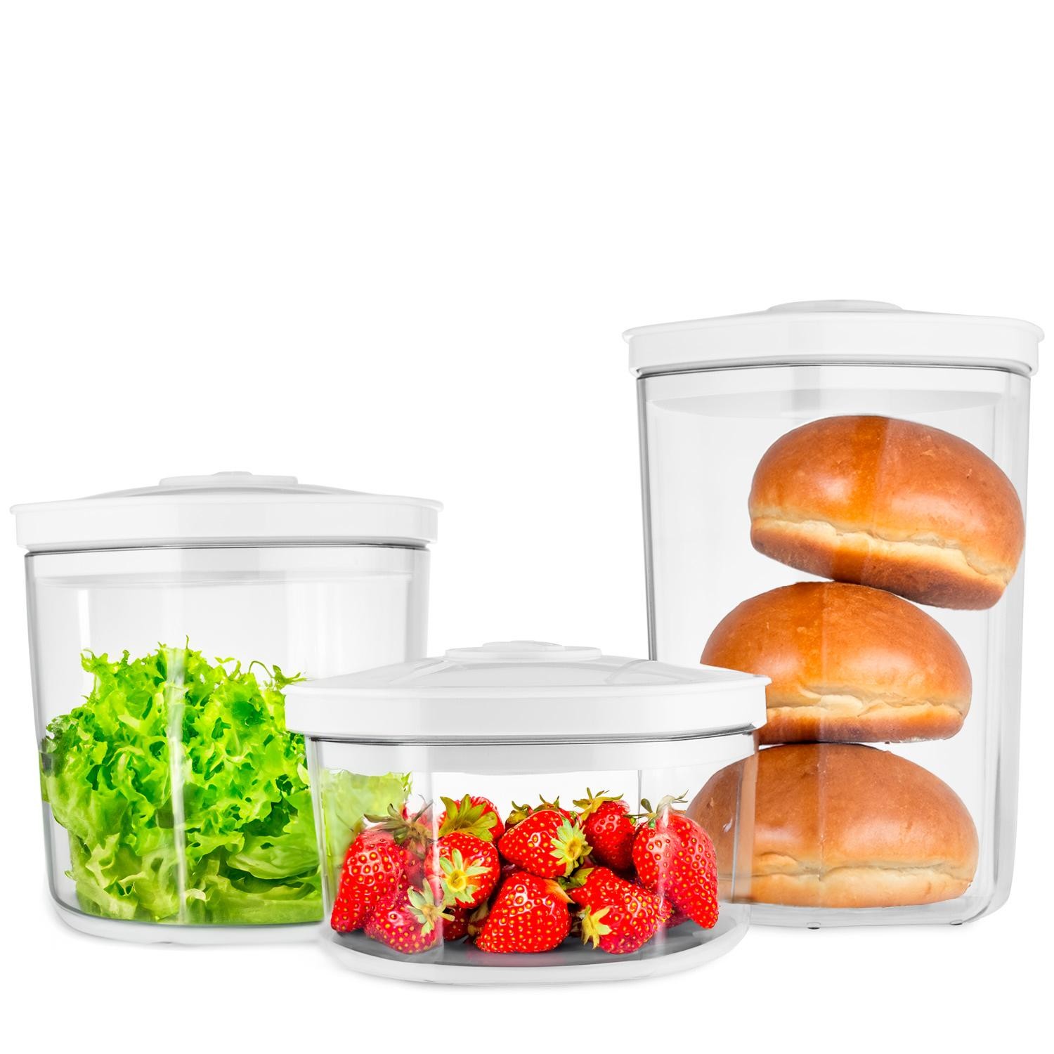 Champion - Vakuumbehållare Universal 3-pack (0,7L 1,4L 2L) - CHVF410-CAN