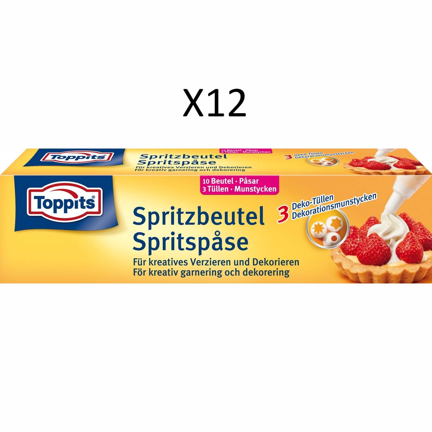 Toppits - Spritspåsar 10st (Obs 12st DFP) - 90176