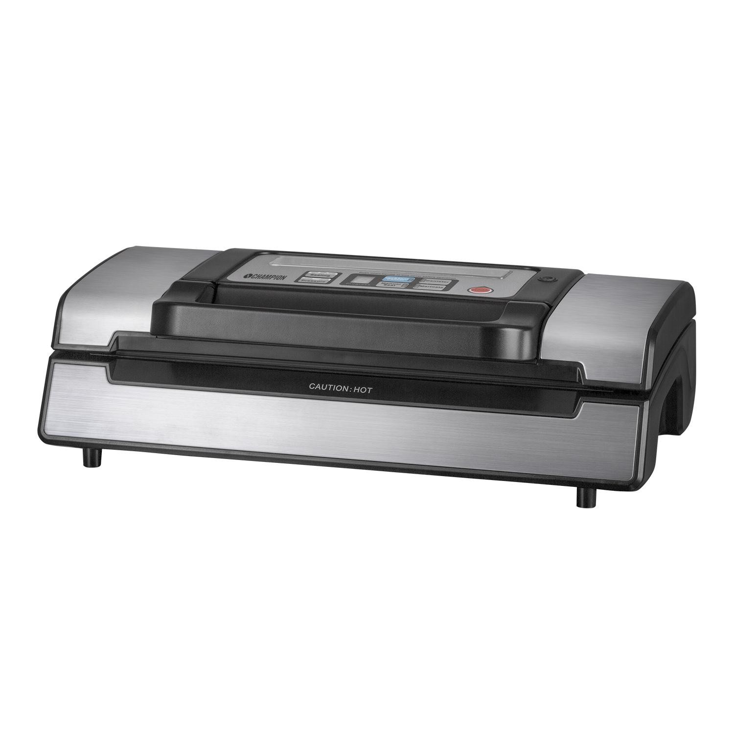 Champion - Vakuumförpackare Pro 20L/min 130W VF410 Rostfri/Svart - CHVF410