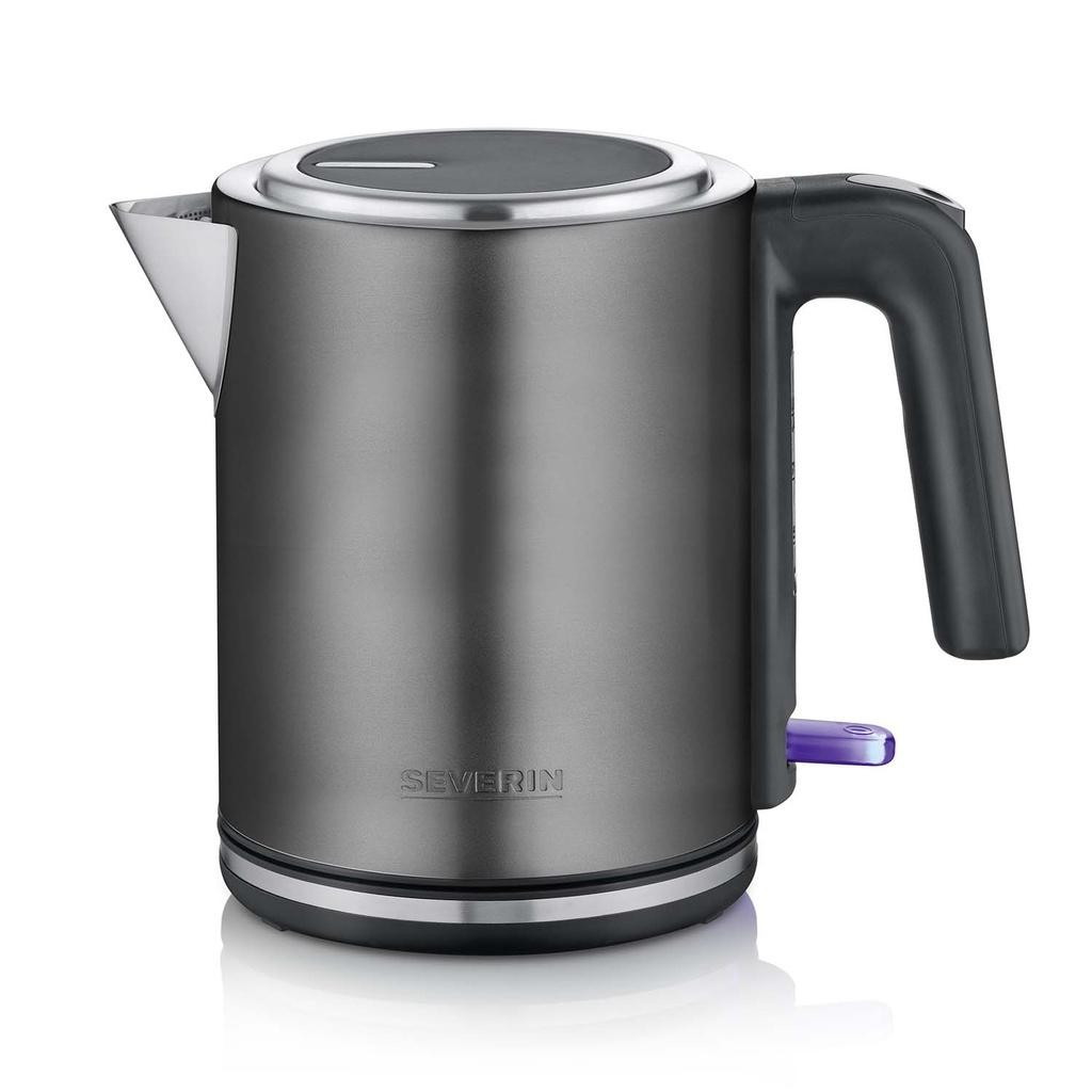 Severin - Vattenkokare 1L Dark Inox 2400W WK9342 - A15771