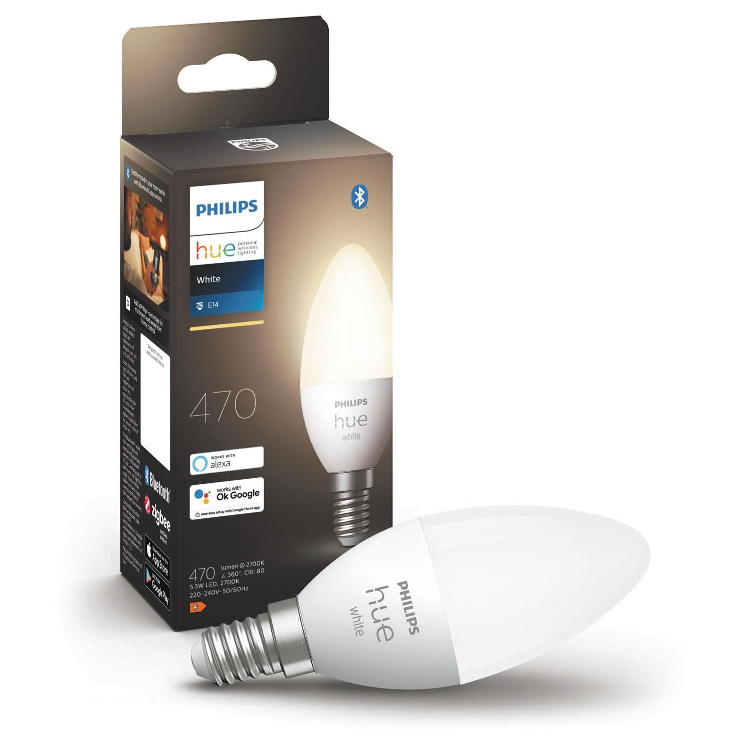 Philips Hue - White E14 Kron 1-pack - 929003021101