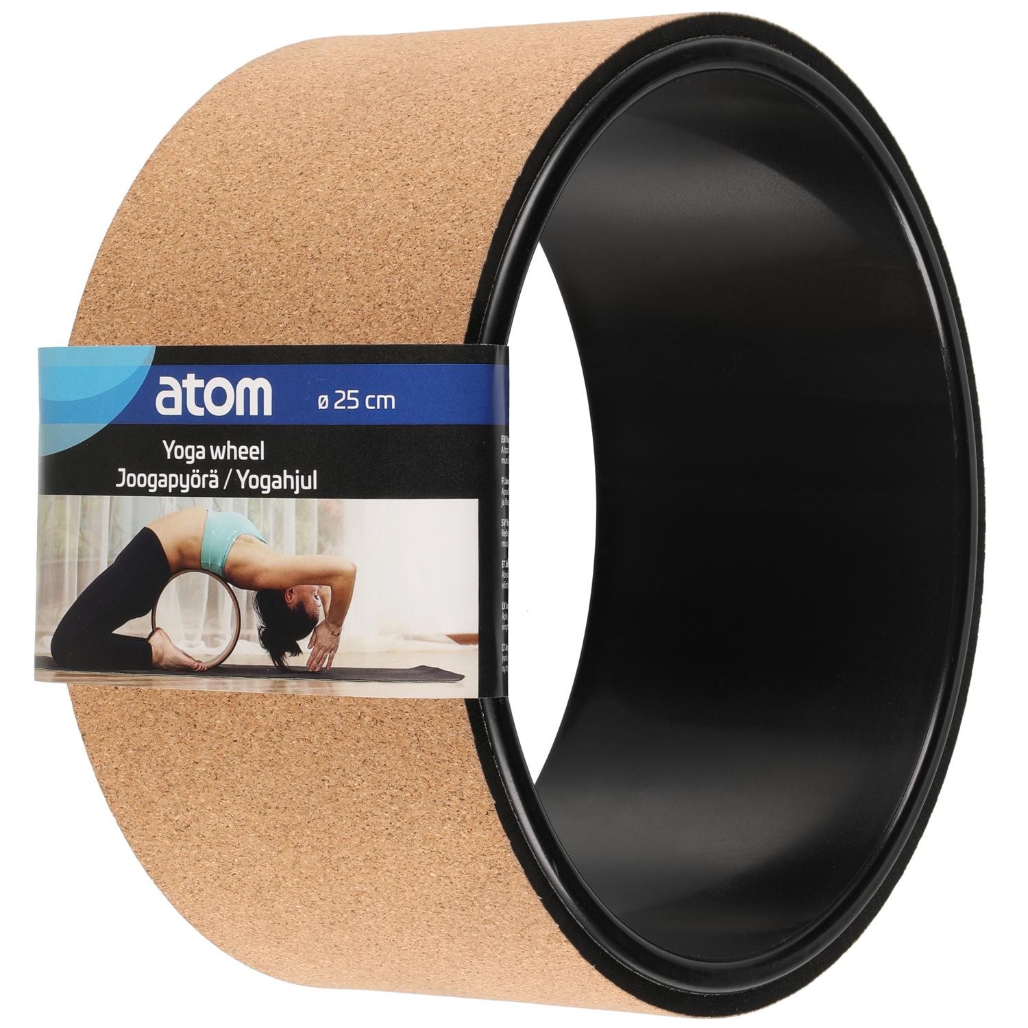 Atom - Yogahjul Kork 25 cm - A11576