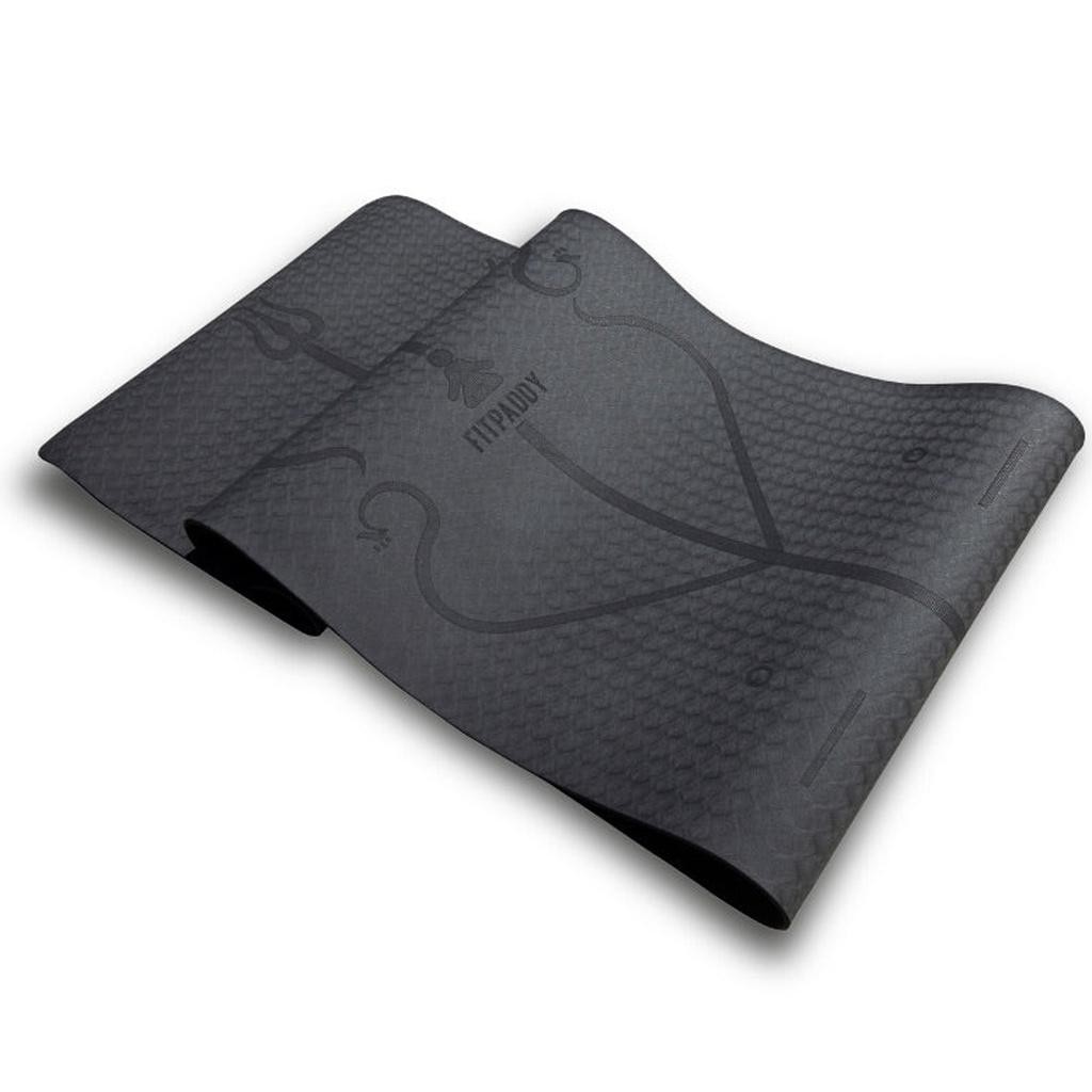 Fitpaddy - Yogamatta 183cm Svart - A12924