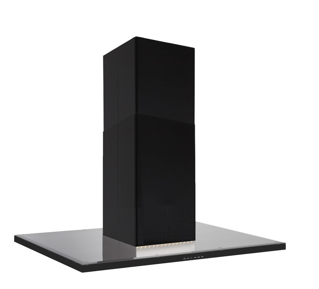 Silverline Nordic Dark Ada, svart m/svart glastopp 90 cm - SL 4250-90 SR