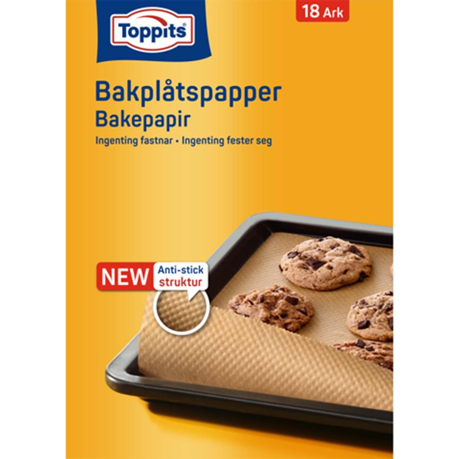 Bakplåtspapper 33X42CM OBL 18 ark 28st DFP