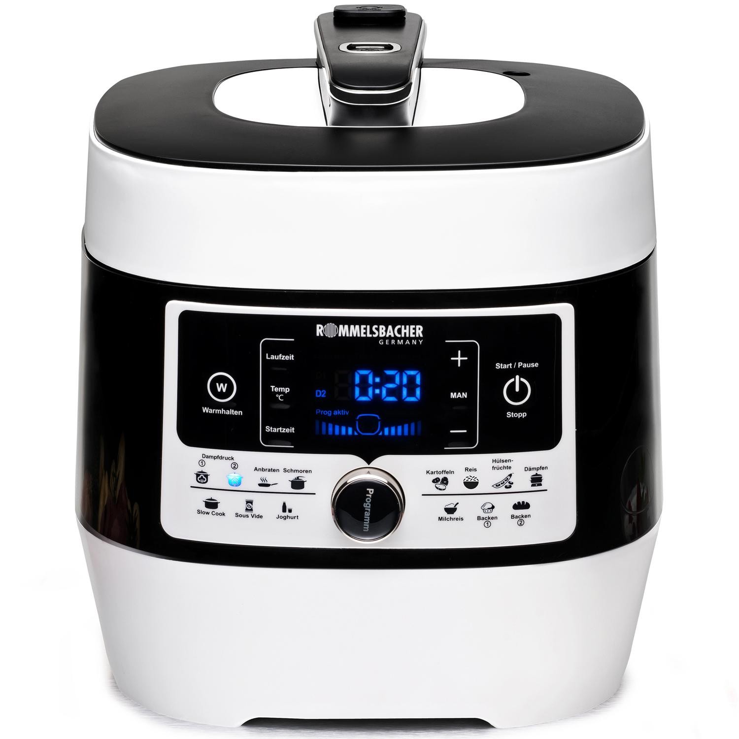 Multikokare/tryckkokare MD 1000 14 Program 1000W