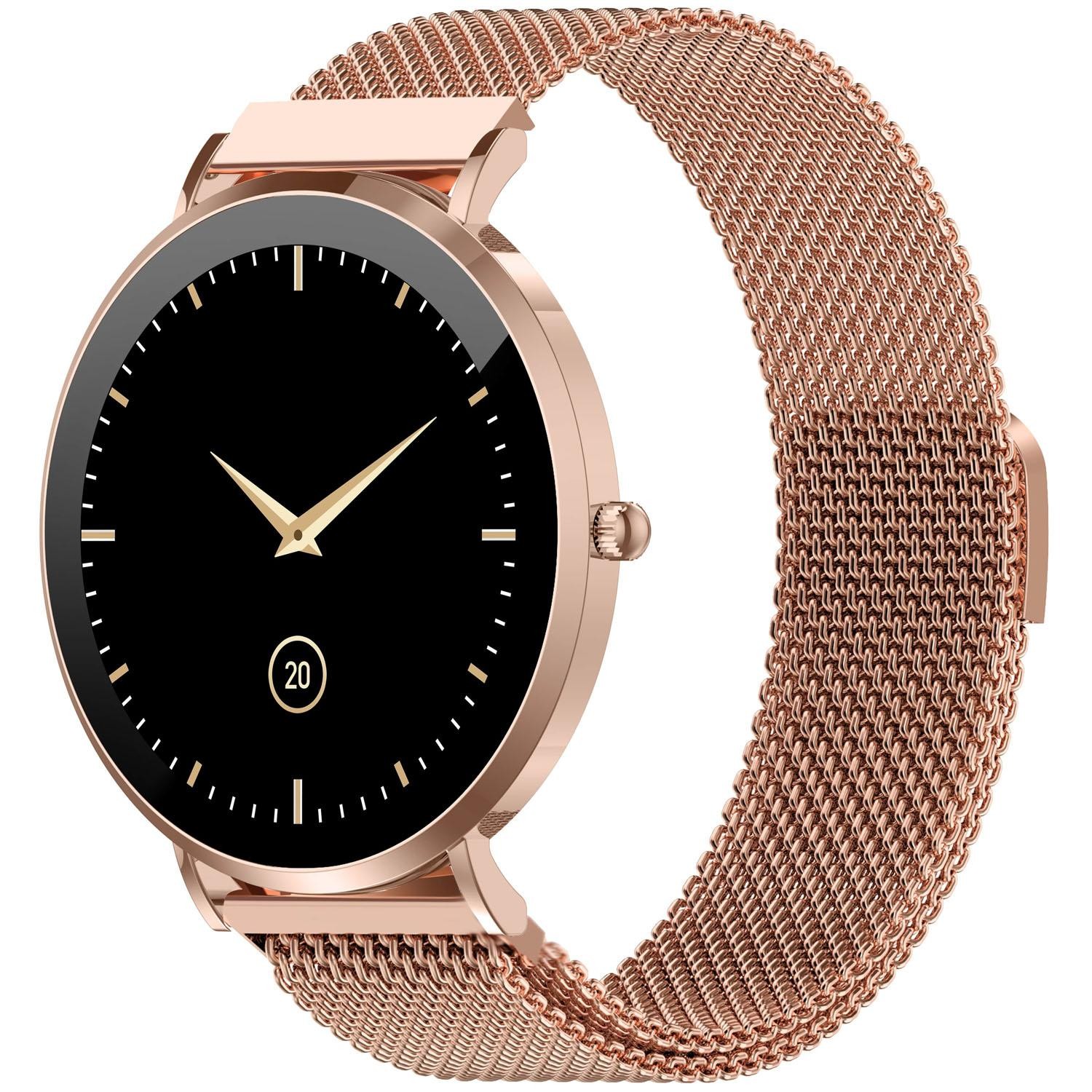 SmartWatch AMOLED Hälsokoll Sport-läge SWC-394S Rosé