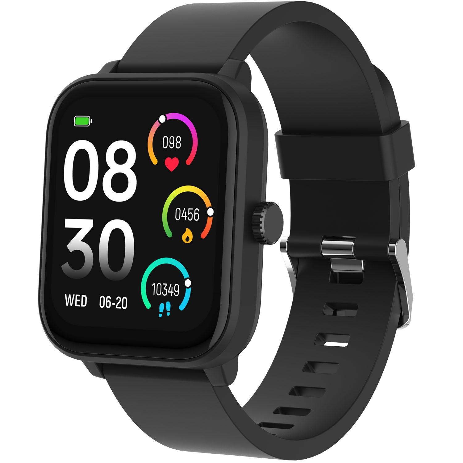 SmartWatch GPS IP68 Hälsokoll SWG-155B Svart