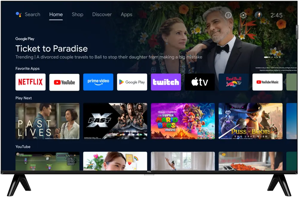 TCL 40" 40S51K FHD QLED TV