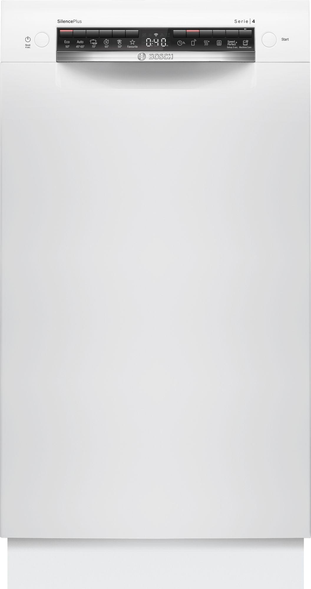 Bosch - SPU4HMW12E - Serie 4, Underbyggd diskmaskin, 45 cm, Vit