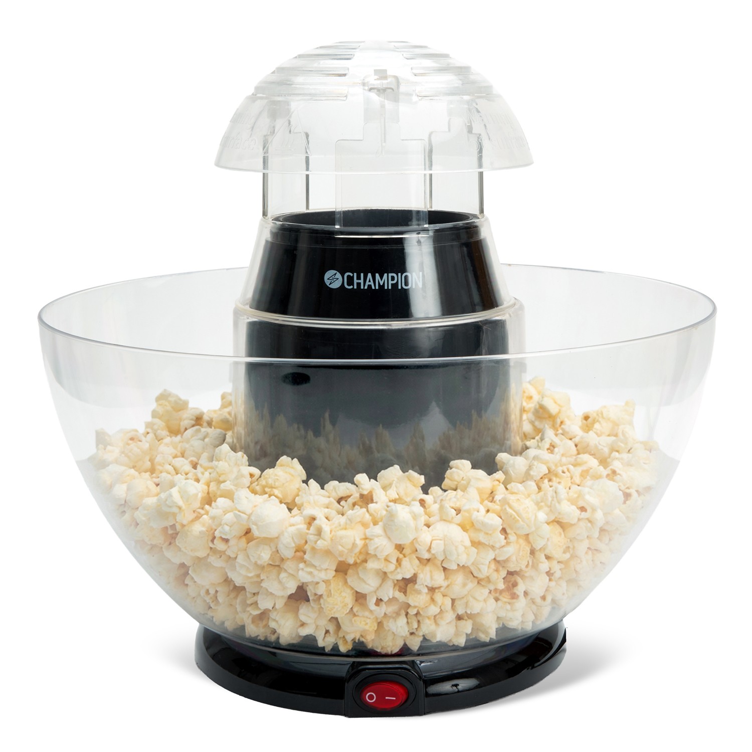 Popcornmaskin Pop-in-bowl Svart Metallic