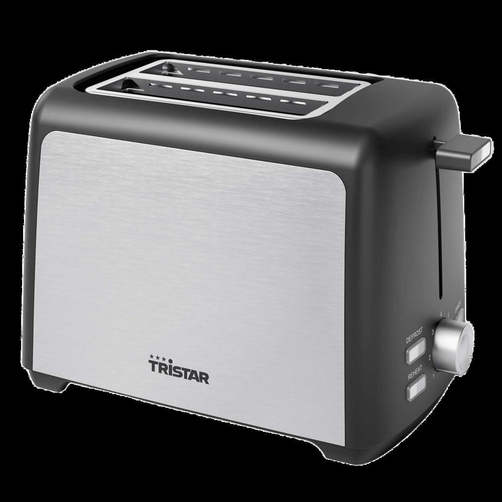 Tristar - Brödrost 2 skivors 800W Rostfri - BR-1058 - A15475