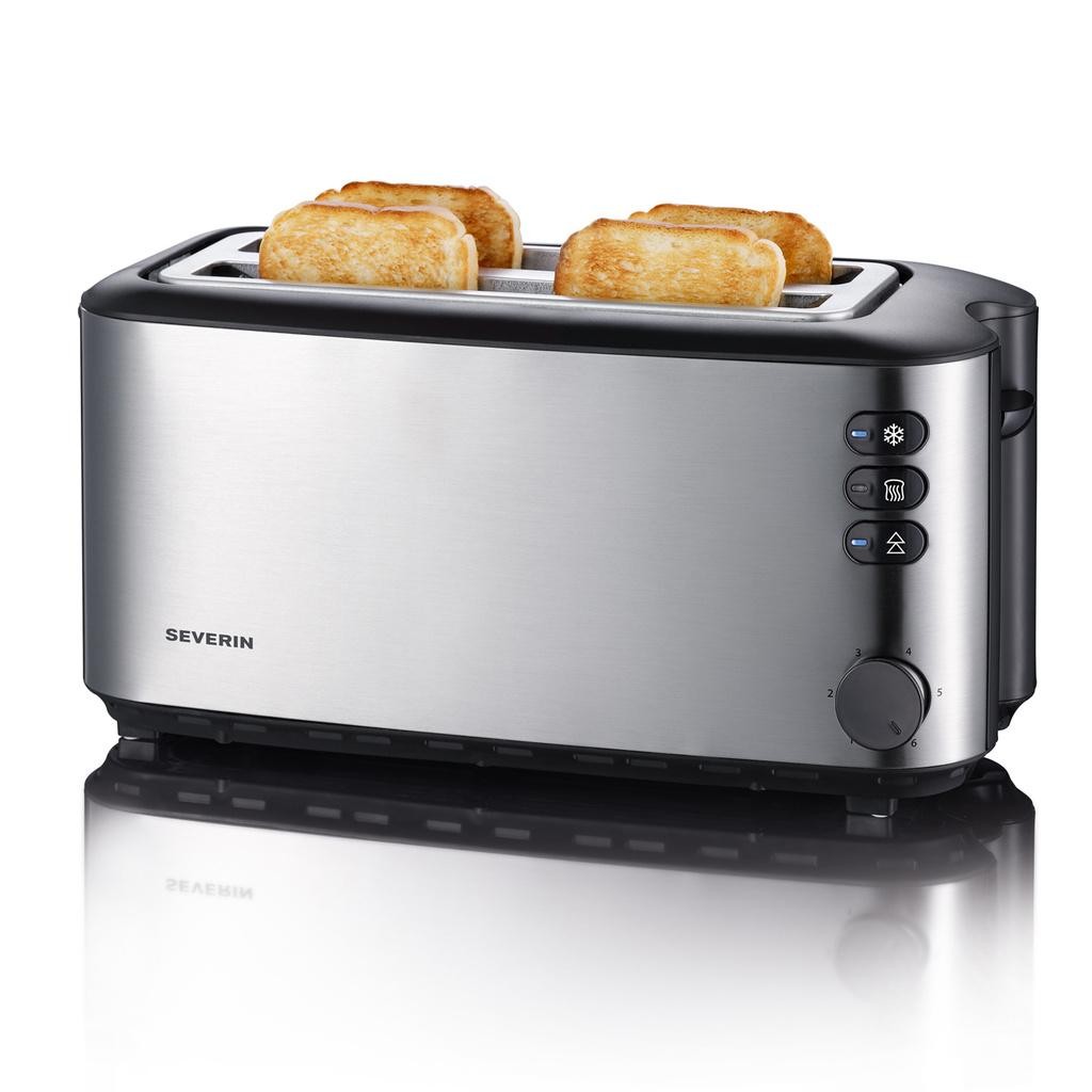 Severin - Brödrost 4skiv rostfri AT2509 - 2509000