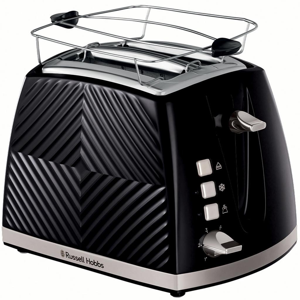 Russell Hobbs - Brödrost Svart Groove 2S Toast 26390-56 - A11041