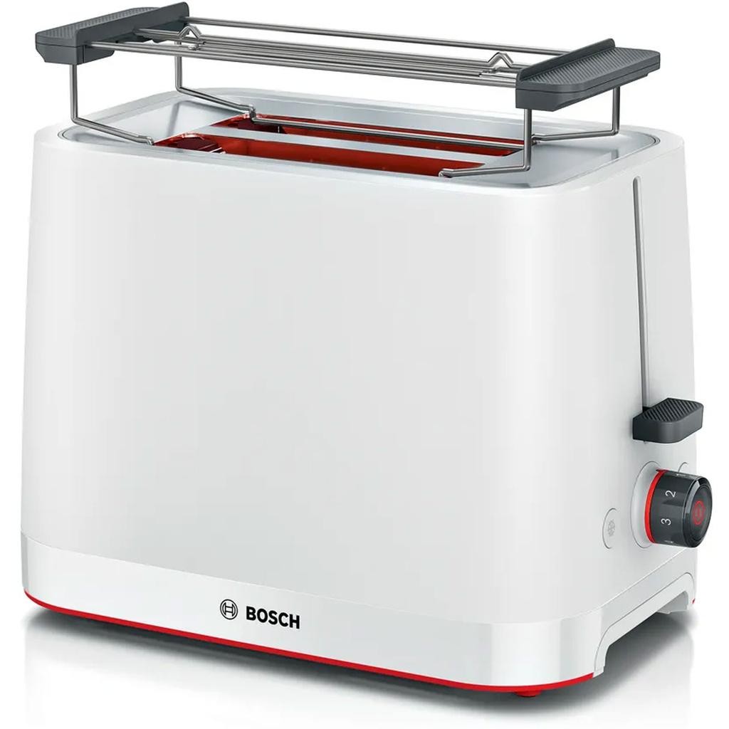 Bosch - Brödrost TAT3M121 Vit 950W Bagels Funktion. - A14493