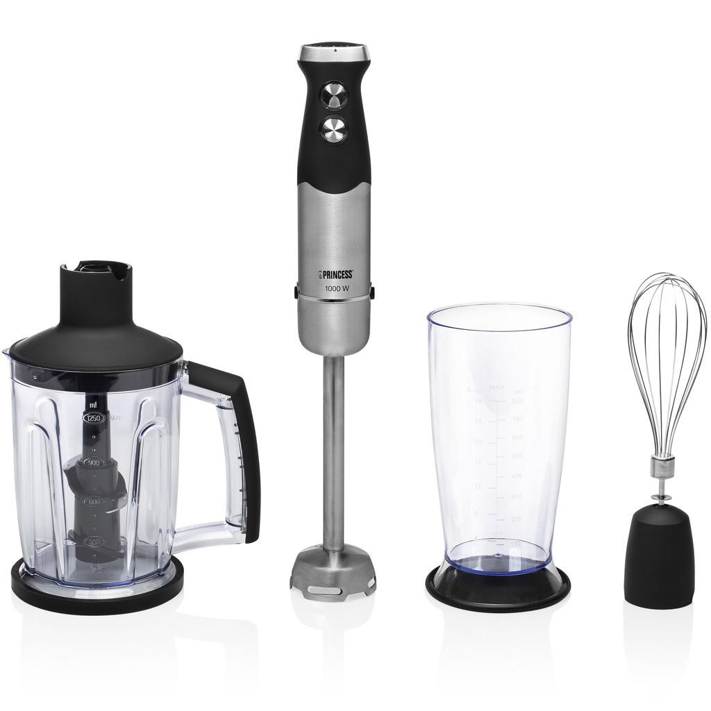 Princess - Stavmixer set 1000W XL rostritt stål - 221221