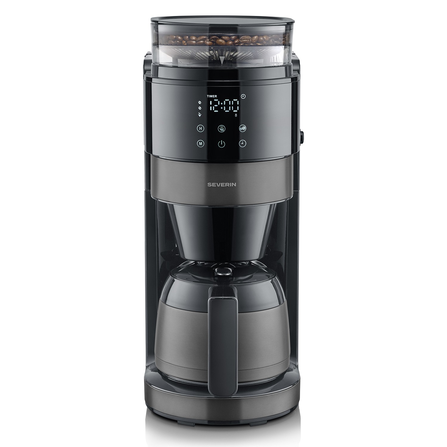 Termosbryggare med kvarn KA 4831 Dark Inox