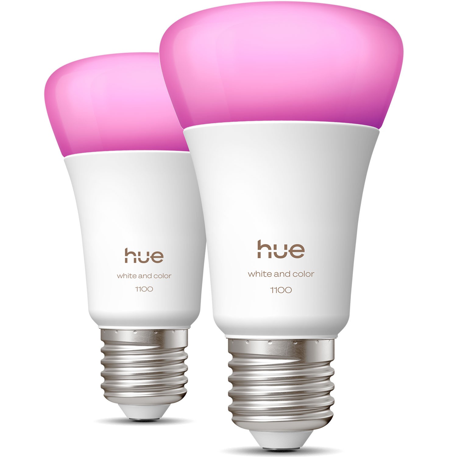 White and Color Ambiance E27 1100lm 2-pack