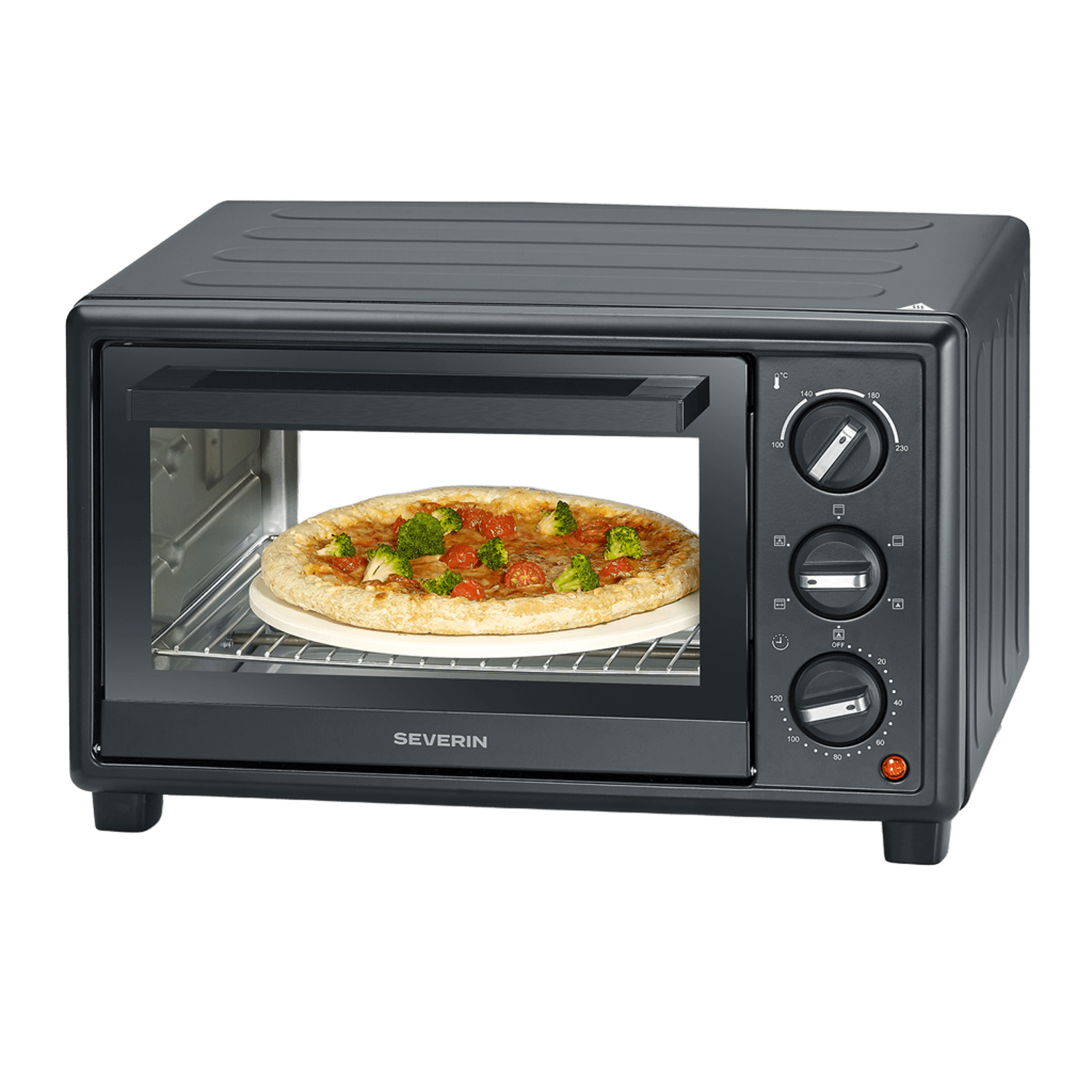 Miniugn 20L TO2079 Pizzasten Svart