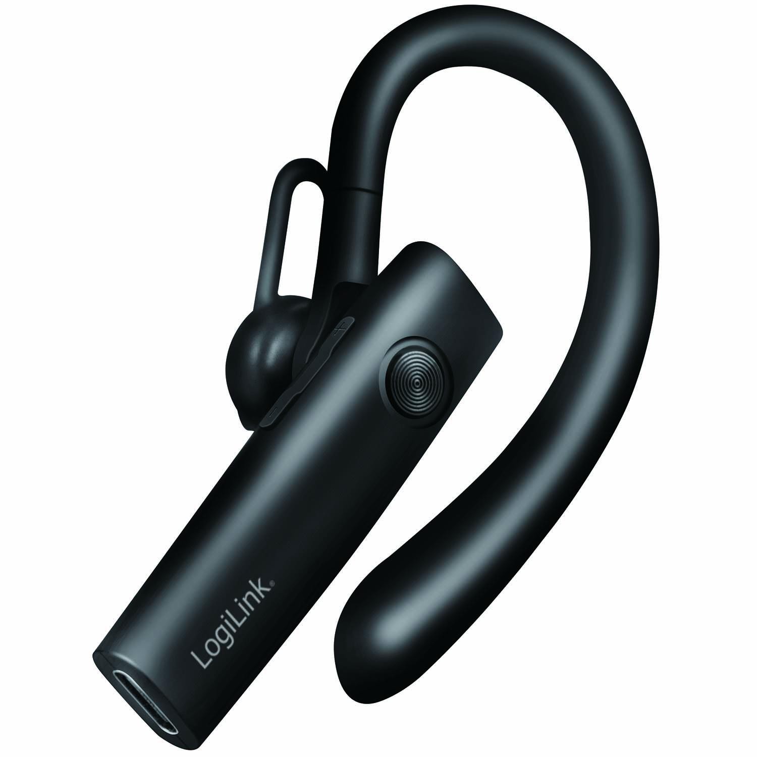 Headset Trådlöst Mono avtagbar mic Svart