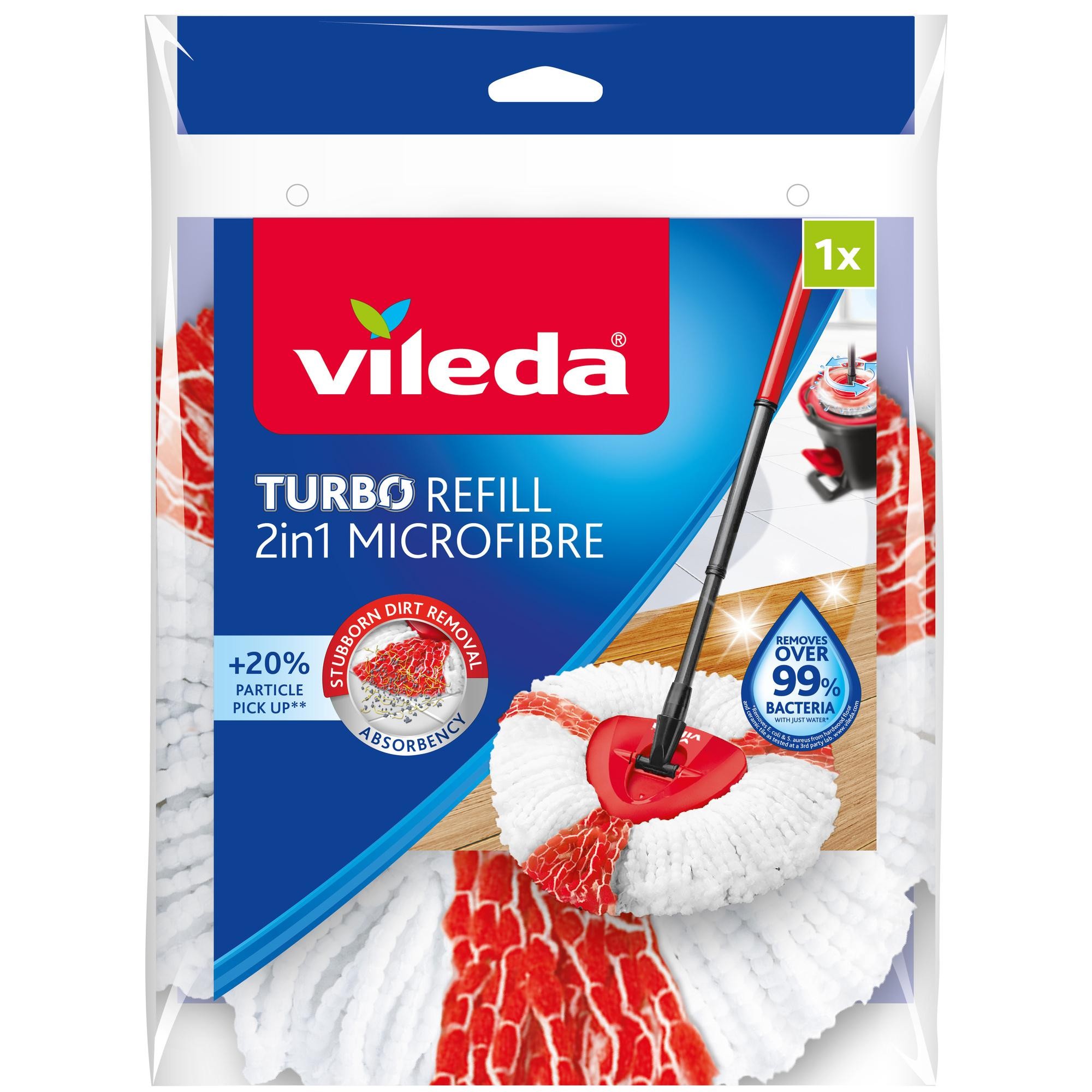 Vileda - Turbo Refill 2 in 1 Microfibre - 151608