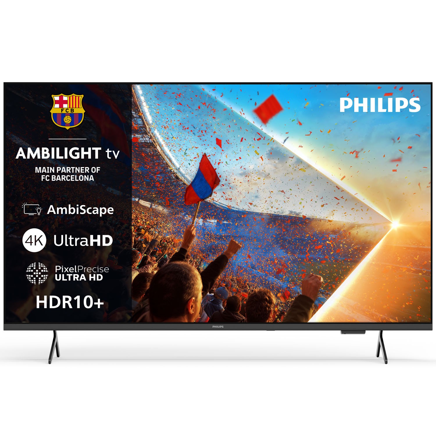 TV 55" 4K UHD Titan OS Ambilight 55PUS8001 Svart