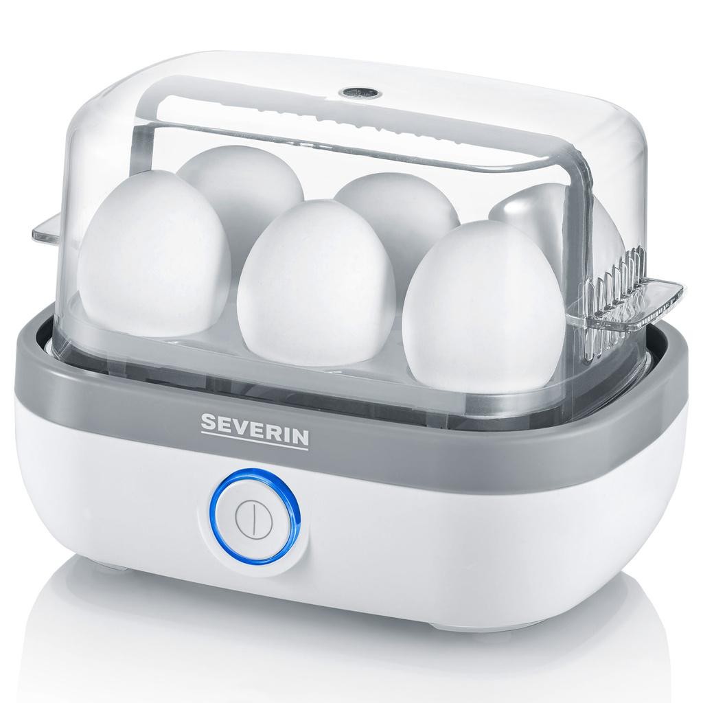Severin - Äggkokare 6 ägg vit LED & ljud vit EK3164 - 3164000