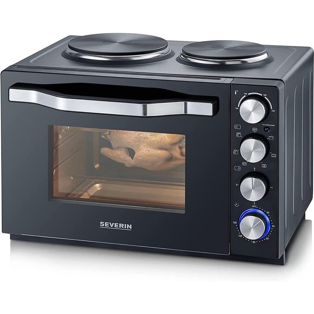 Severin - Bänkspis med 2st plattor 30l 2500W TO2074 - A10205